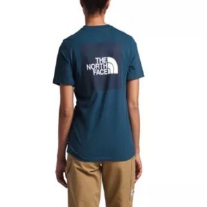 The north face women’s SS box tee small in blue wing teal